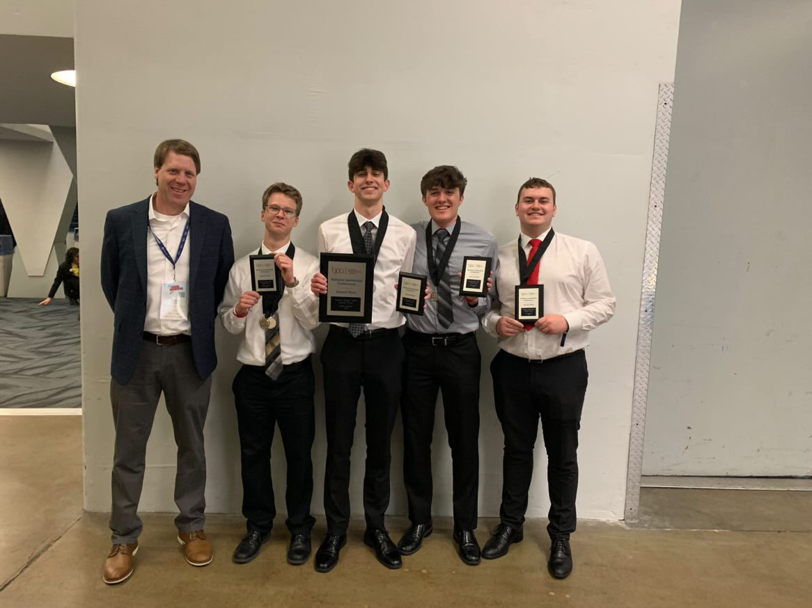 Justin's team at the BPA National Leadership Conference